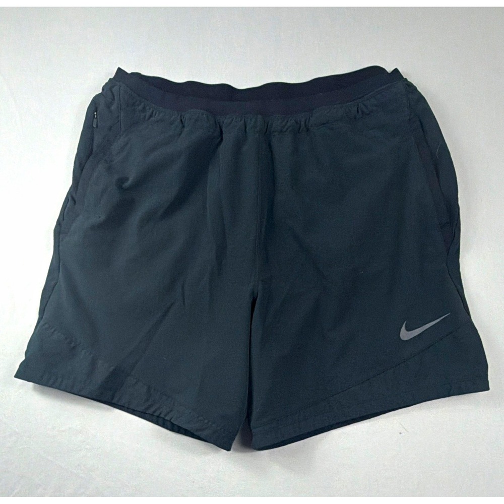 Nike Dri-FIT Nike Pro Lightweight Drawstring Athletic Shorts Black Women's XL